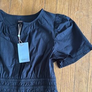 Quince organic cotton maxi dress NWT